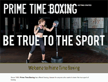 Tablet Screenshot of primetimeboxing.com